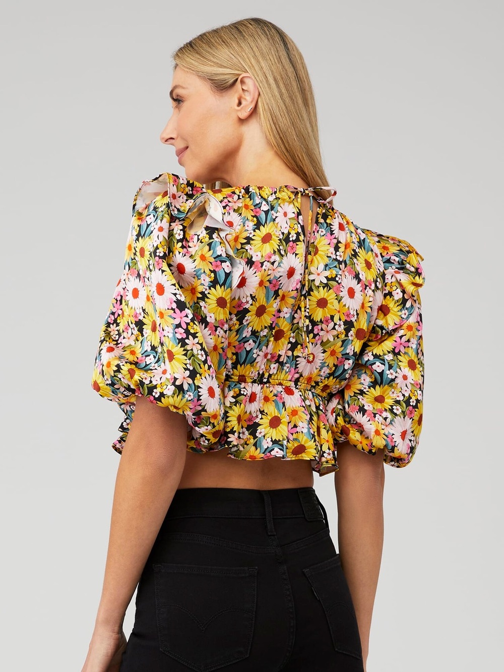 For Love And Lemons Glenn Crop Top Size Small NWT - Picture 4 of 12